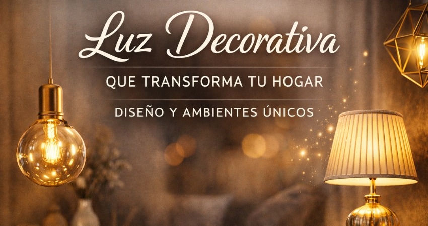 Luz Decorativa que Transforma tu Hogar