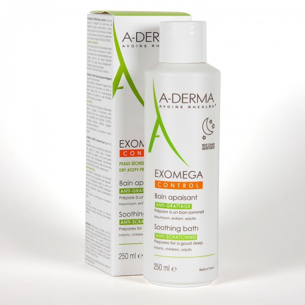 A-Derma Exomega Control Baño Tratante Alivio Piel Atópica 250ml