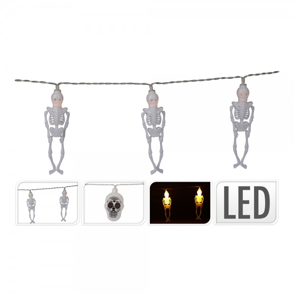 Guirnalda de Halloween con 10 Luces LED a Pilas
