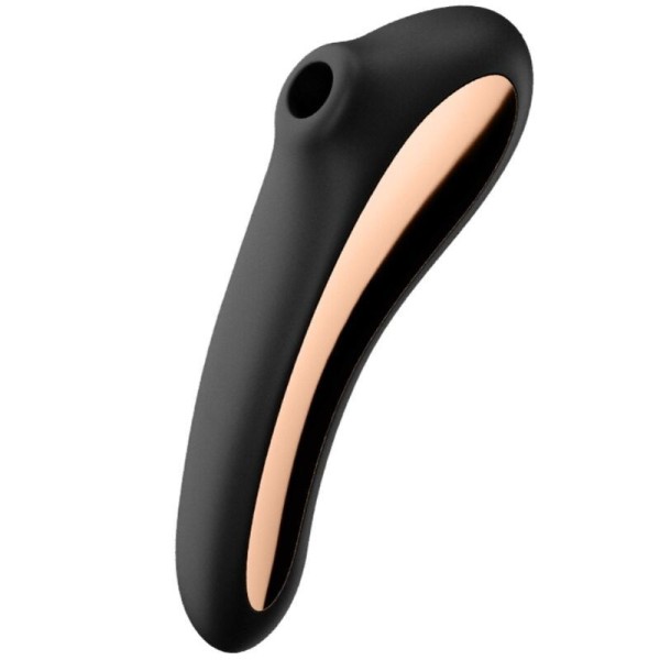Satisfyer dual kiss vibrador de aire negro negro 1un