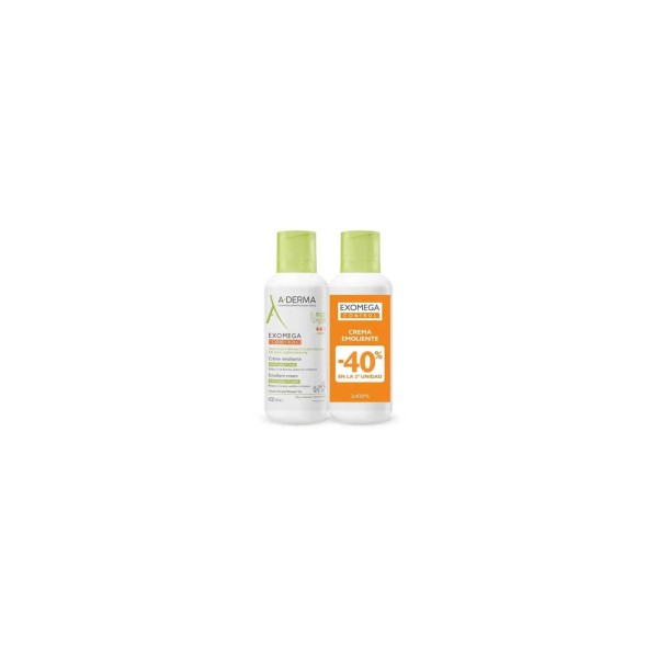 Aderma Exomega Control Crema Emoliente 2x400ml Promo