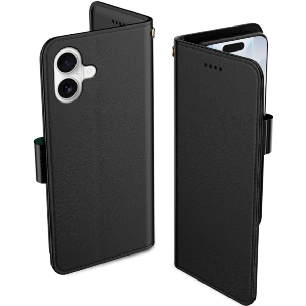 Jc trasera tipo libro negra / apple iphone 17