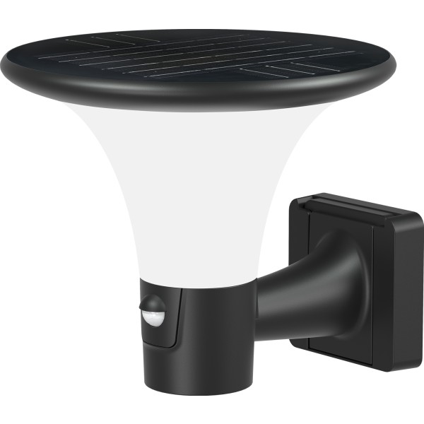 Aplique led solar pared 10w.1000lm.3cct