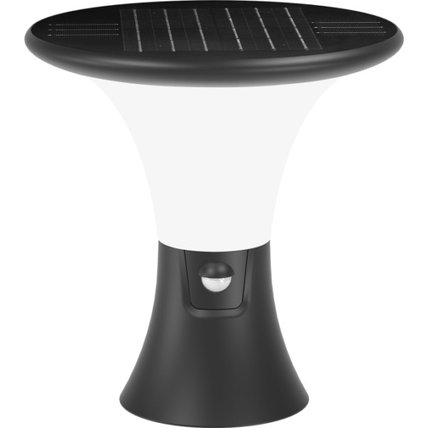 Aplique led solar pilar 10w.1000lm.3cct