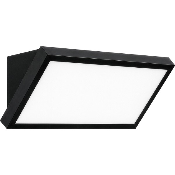 Aplique led ip65 neg.268x132mm 20w.3cct