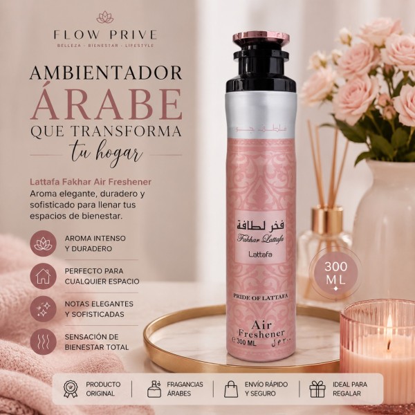 Ambientador árabe Lattafa Fakhar Pink 300 ml