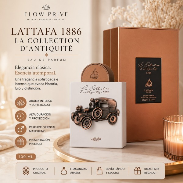 Perfume árabe Lattafa 1886 La Collection D’Antiquité 100 ml