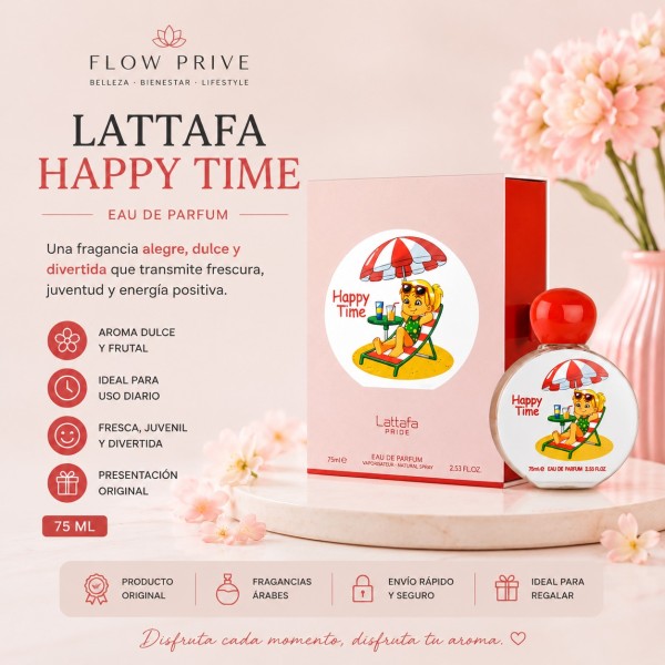 Perfume Lattafa Happy Time Eau de Parfum 75 ml