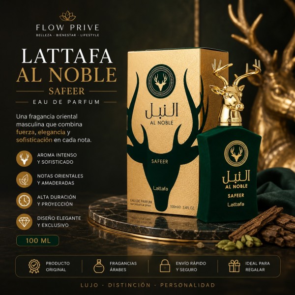 Lattafa al noble sageer eau de parfum 100ml vaporizador